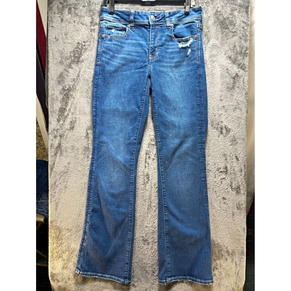 American Eagle Outfitters Women’s Next Level Stretch Mid Rise Bootcut Jeans 6